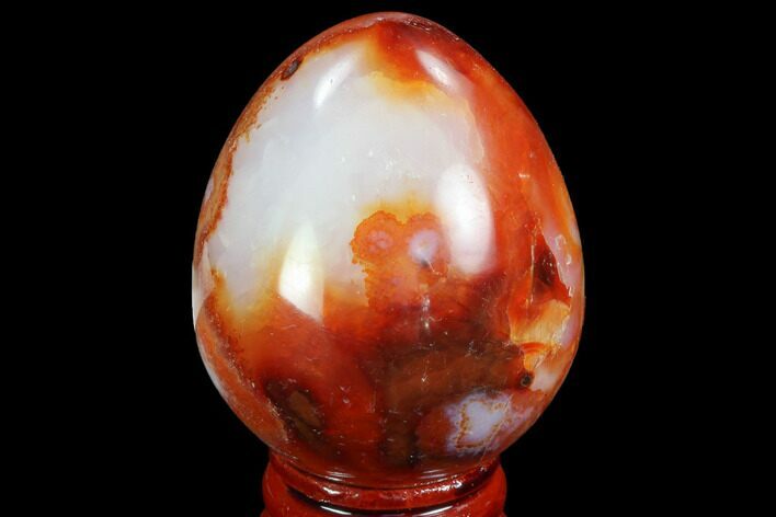 Colorful Carnelian Agate Egg - Madagascar #98541